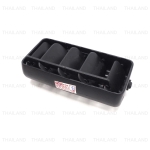 ช่องแอร์ ช่องปรับแอร์ อันกลาง-ข้างซ้าย 1 ชิ้น สีดำ สำหรับ Nissan Big-M 993,Big-M BDI,Frontier D22 ปี 1986-2005